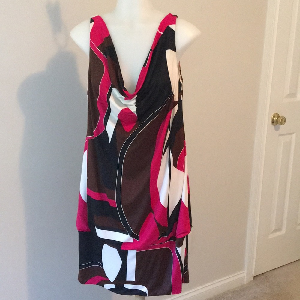 Bisou Bisou SZ 12 Midi Dress Fitted Bottom
